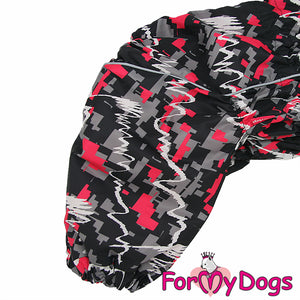 Zig Zag Winter Suit For Girls For Medium, Large Breeds, Pugs & Westies SPECIAL ORDER