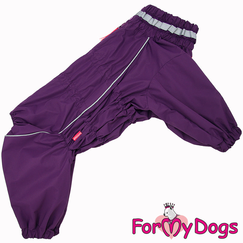 Perfect Purple Rainsuit For Girls For Medium, Large Breeds & Pugs SPECIAL ORDER