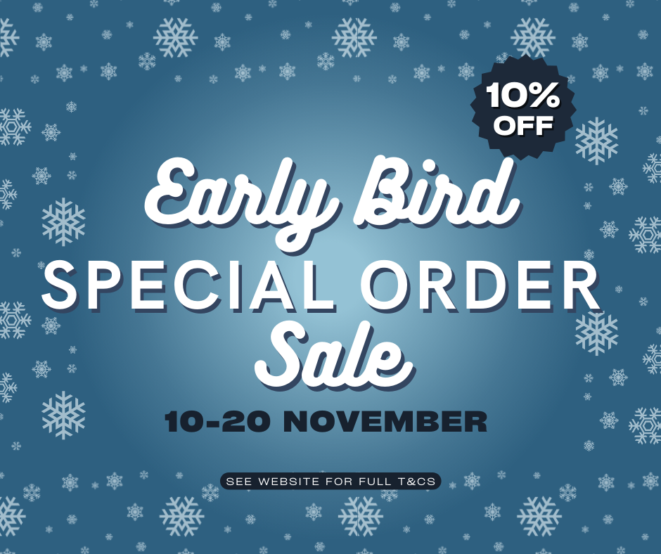 SPECIAL ORDER EARLY BIRD 10% OFF T&Cs