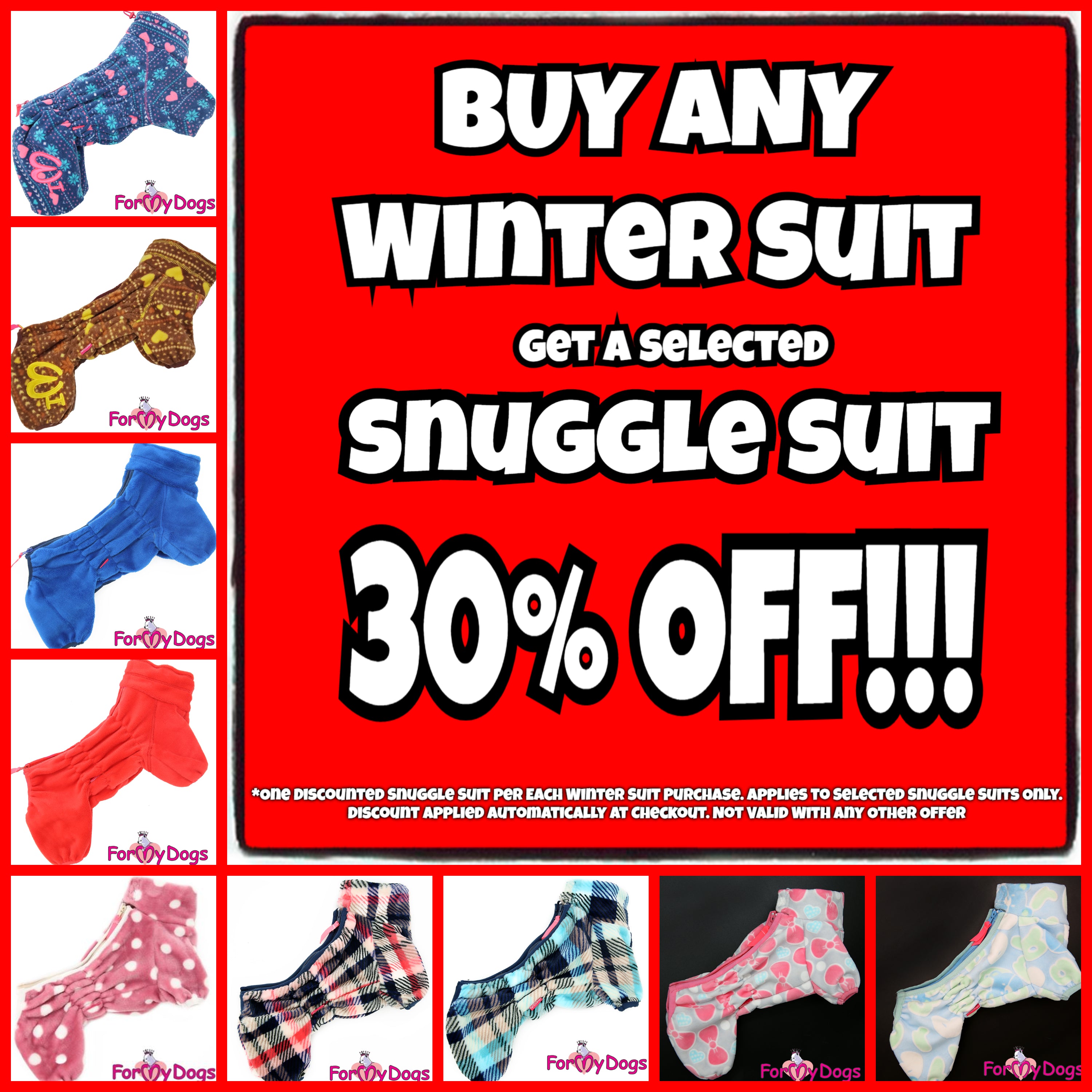 30% Off A Selected Snuggle Suit With Every Winter Suit Purchase T&Cs