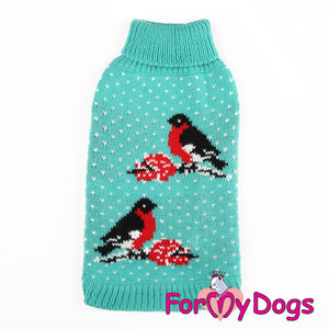 Winter Birds Acrylic Jumper SPECIAL ORDER