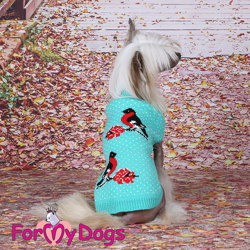 Winter Birds Acrylic Jumper SPECIAL ORDER