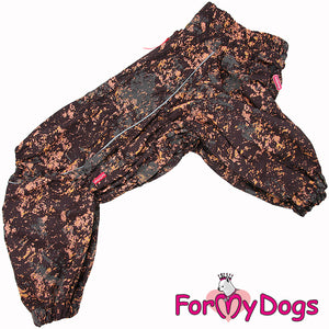 Forest Floor Rainsuit For Girls For Medium, Large Breeds, Pugs & Westies PRE ORDER