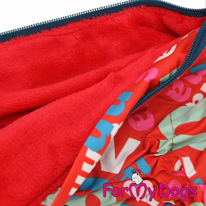 Dachshund Alphabet Street Winter Suit For Girls SPECIAL ORDER