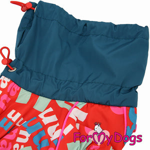 Dachshund Alphabet Street Winter Suit For Girls SPECIAL ORDER