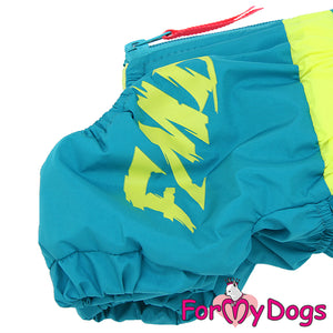 Dachshund Terrific Turquoise Winter Suit For Girls SPECIAL ORDER