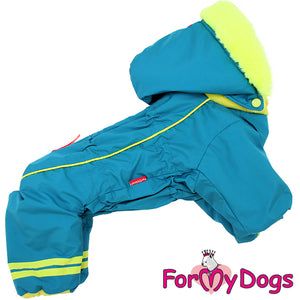 Terrific Turquoise Winter Suit For Girls SPECIAL ORDER