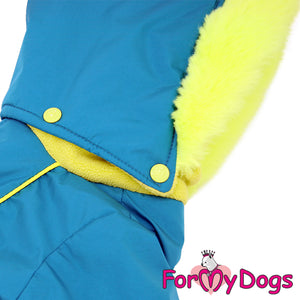 Terrific Turquoise Winter Suit For Girls SPECIAL ORDER