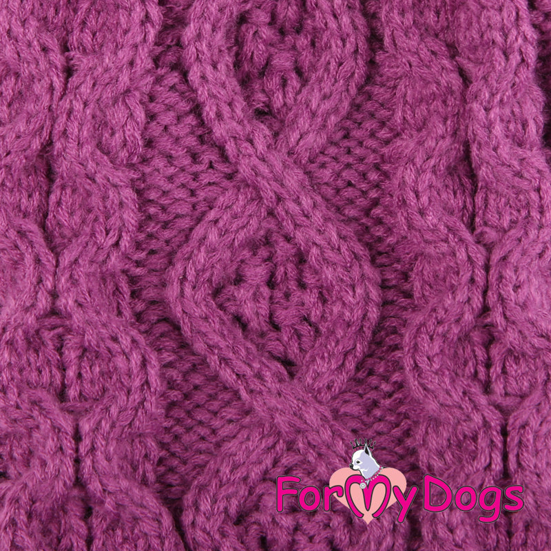 Fun Fuchsia Acrylic Aran Jumper