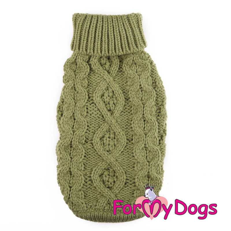 Forest Green Acrylic Aran Jumper SPECIAL ORDER