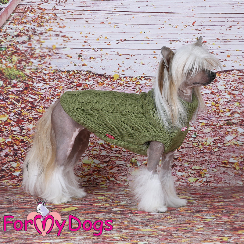 Forest Green Acrylic Aran Jumper SPECIAL ORDER