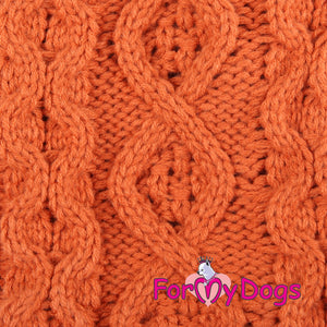 Tangerine Dream Acrylic Aran Jumper