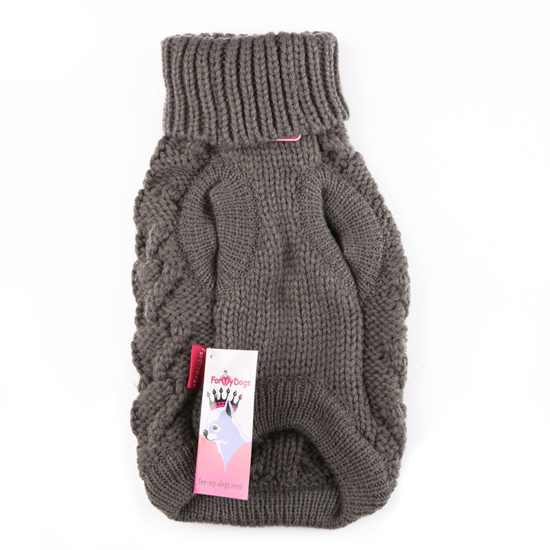 Steely Grey Acrylic Aran Jumper SPECIAL ORDER