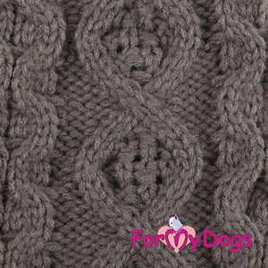 Steely Grey Acrylic Aran Jumper SPECIAL ORDER