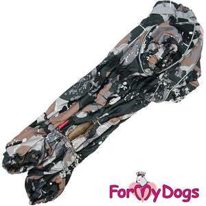 Dachshund Paint Splash Winter Suit For Boys SPECIAL ORDER