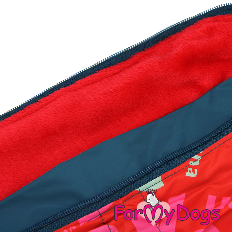 Alphabet Street Winter Suit For Girls For Medium, Large Breeds, Pugs & Westies SPECIAL ORDER