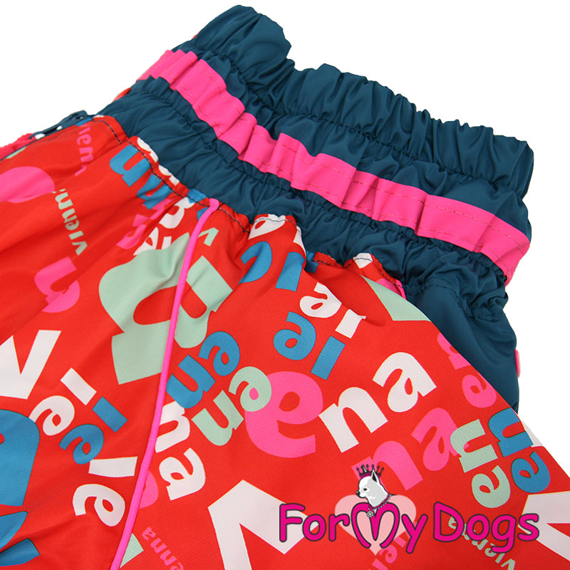 Alphabet Street Winter Suit For Girls For Medium, Large Breeds, Pugs & Westies SPECIAL ORDER