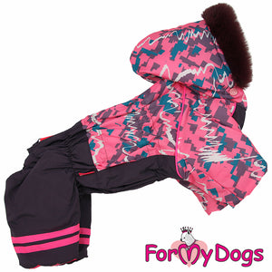 Pink Party Winter Suit For Girls