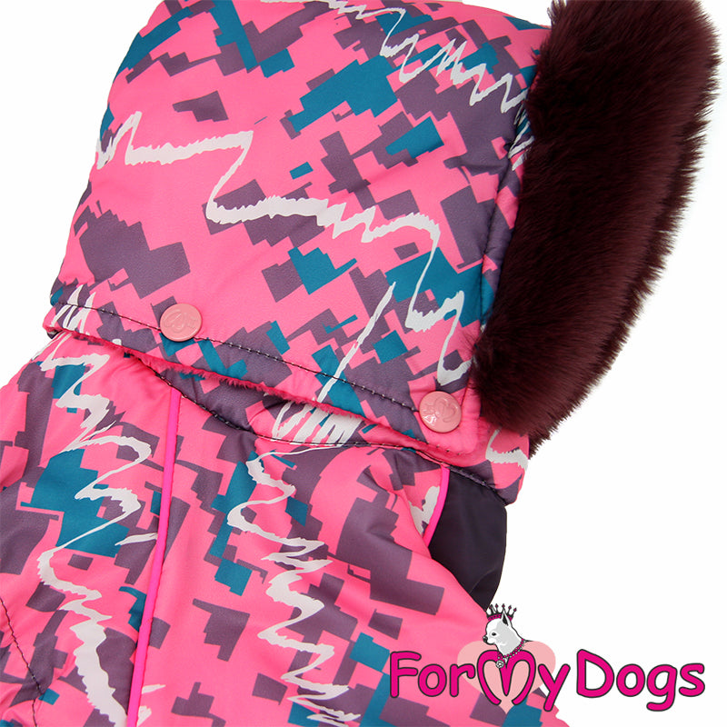 Pink Party Winter Suit For Girls