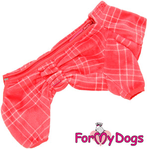 Cheeky Chequered Snuggle Suit For Girls SPECIAL ORDER