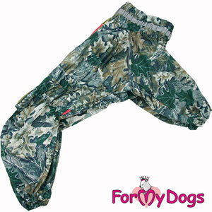 Love Leaves Rainsuit For Girls For Medium & Large Breeds SPECIAL ORDER