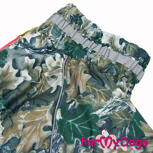 Love Leaves Rainsuit For Girls For Medium & Large Breeds SPECIAL ORDER