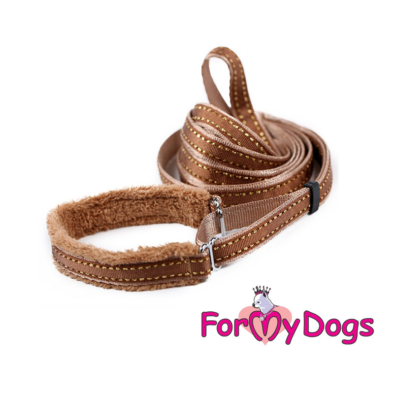 Versatile Collar and Lead Set In Brown
